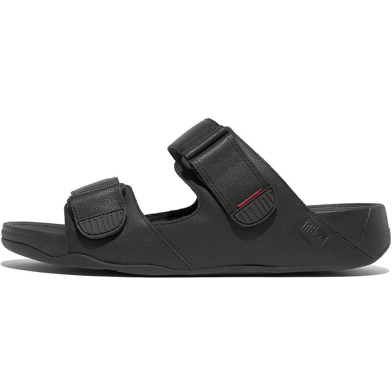 FitFlop حذاء فيت فلوب غو موك سلايد من الجلد، اللون: أسود، الحجم: 9 (L05-001-080) - Image 1